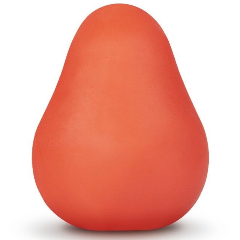 Oeuf masturbateur texturé réutilisable rouge
