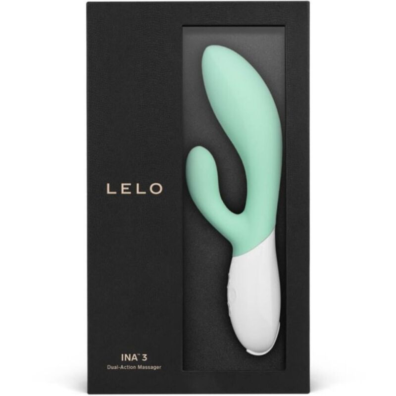 Ina 3 vibrateur vert lapin luxe aux algues