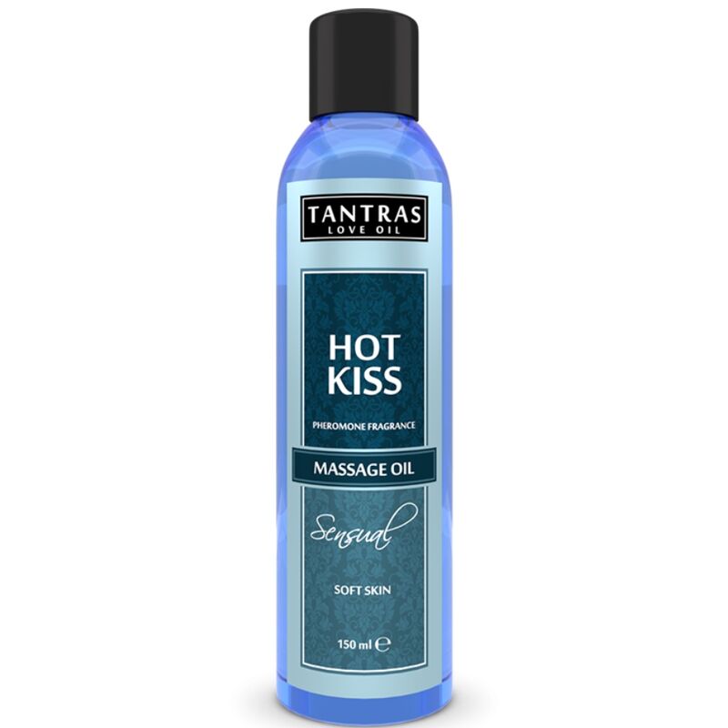 Huile de massage tantras love oil hot kiss 150 ml