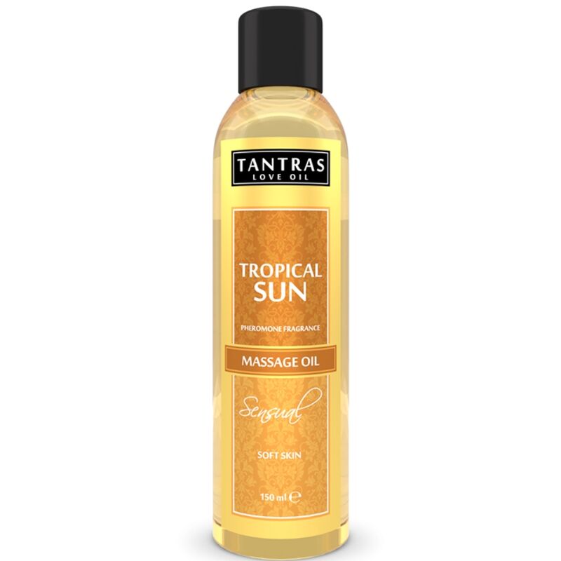 Huile de massage soleil tropical tantras love oil 150 ml