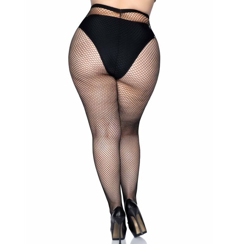 Collants résille grande taille