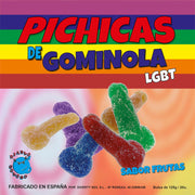 Fruits de pénis gummy avec sucre lgbt