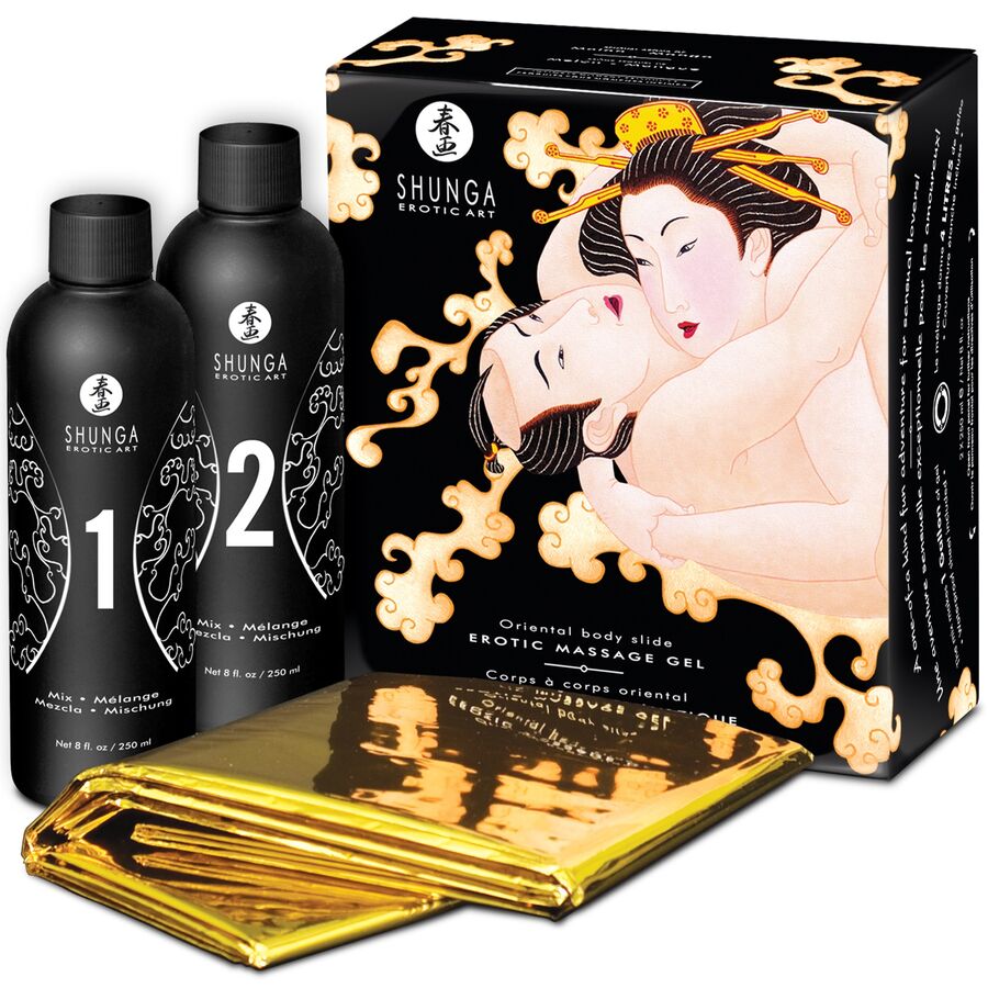 Gel de massage érotique corps à corps melon mangue oriental