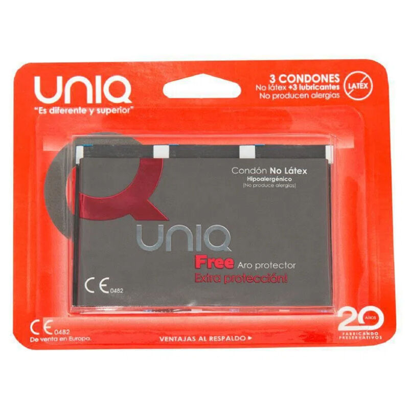 Free préservatifs sans latex avec anneau de protection 3 unités