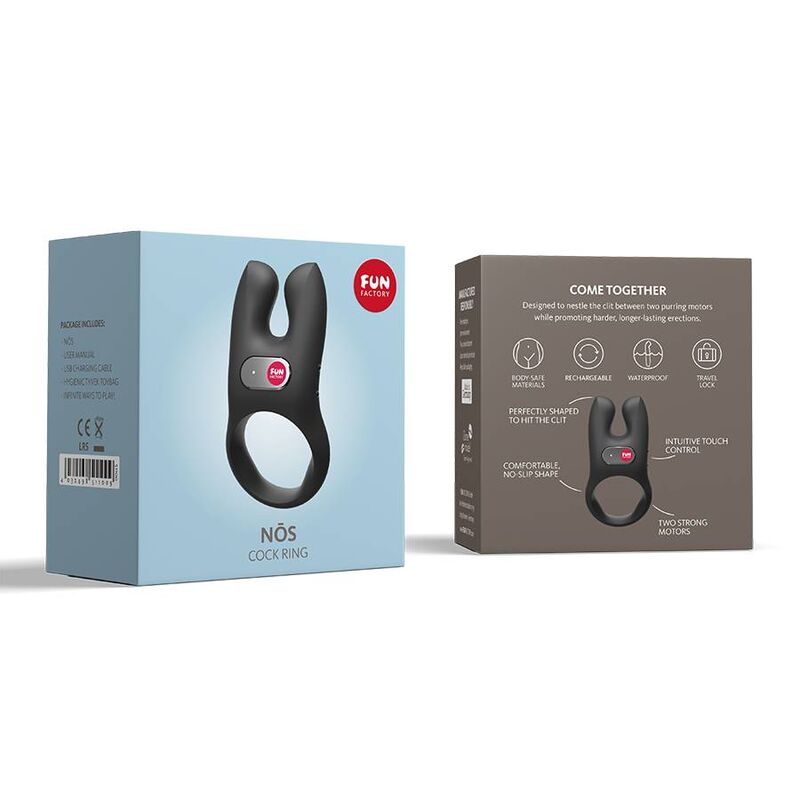 Nos anillo vibrador negro
