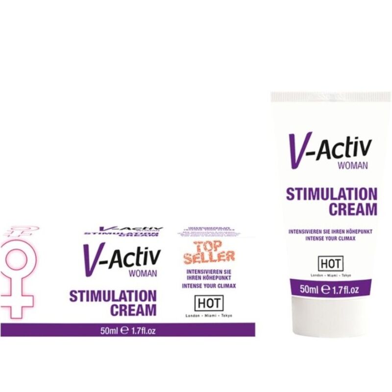 Crème de stimulation v-activ femme 50ml