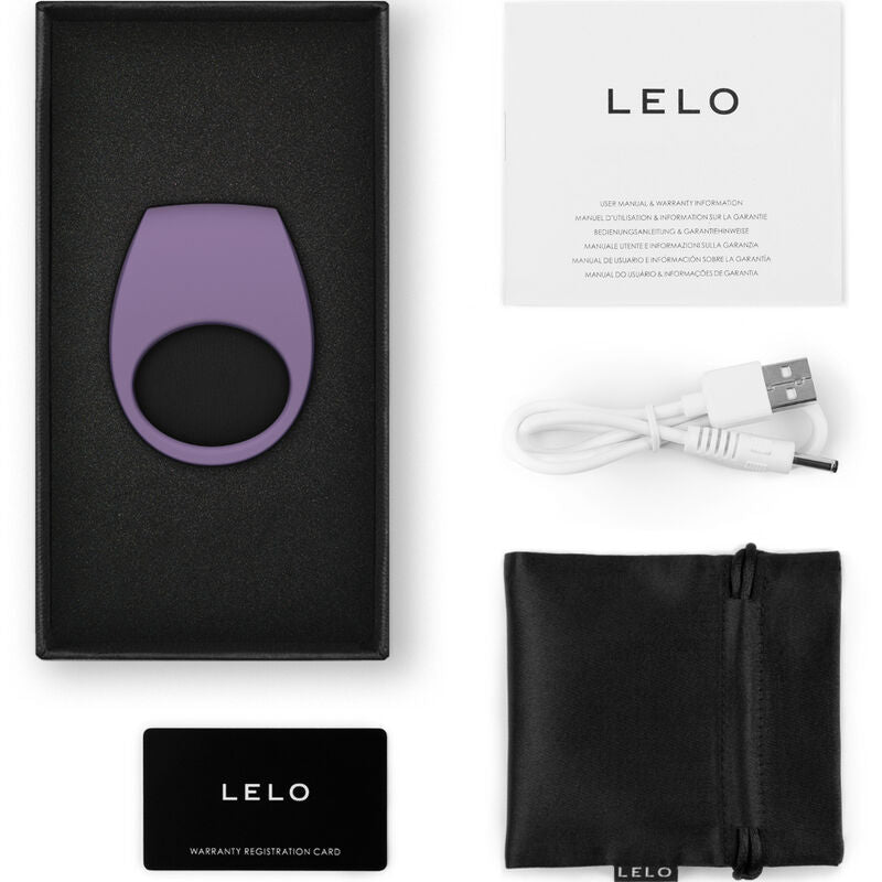 Tor 3 anillo vibrador negro