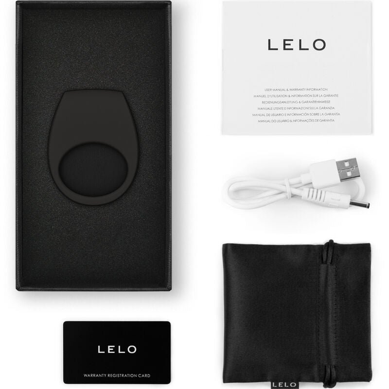 Tor 3 anillo vibrador negro