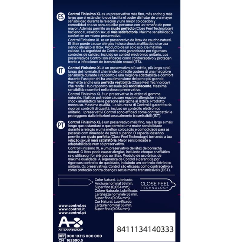 Préservatifs finissimo xl 12 unités