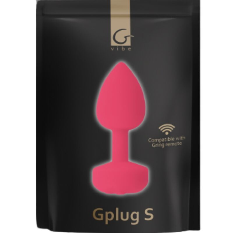 Funtoys gplug vibrateur anal rechargeable petit rose néon 3cm
