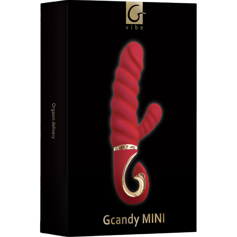 Vibrateur gcandy mini rouge en silicone