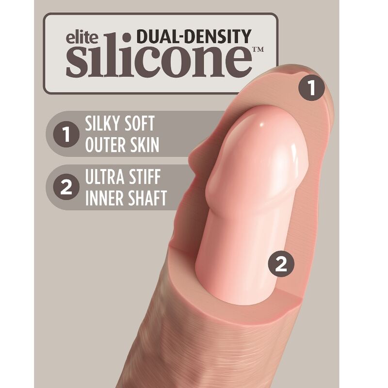 Elite vibrateur gode réaliste & télécommande en silicone 23 cm