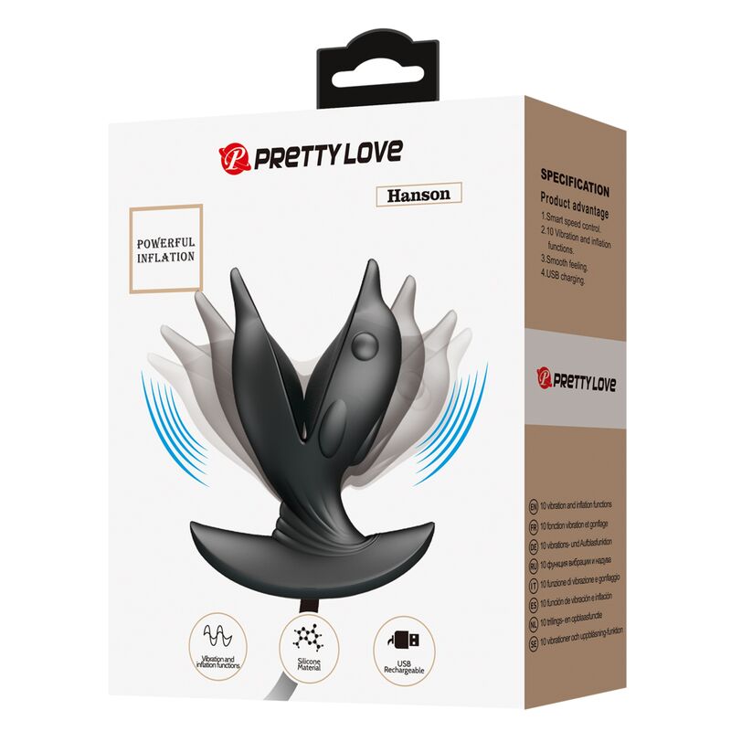 Plug anal delfin gonflable & rechargeable