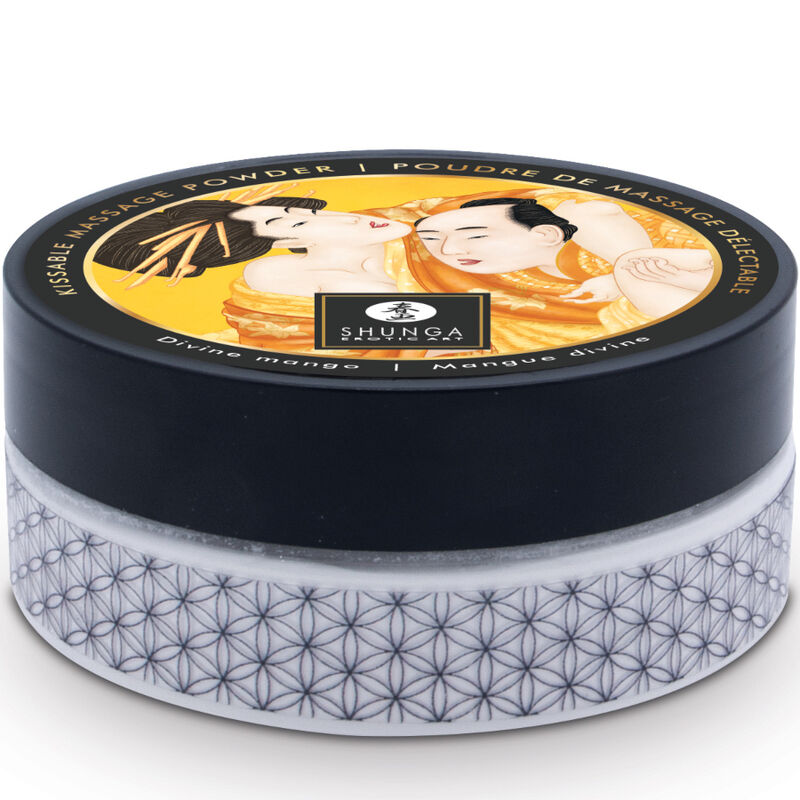 Kit de poudre de massage comestible mangue