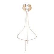 Désir métallique collier métallisé doré