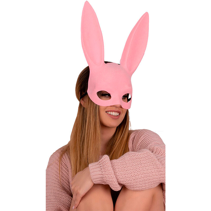 Masque kohu lapin rose mj009 taille unique