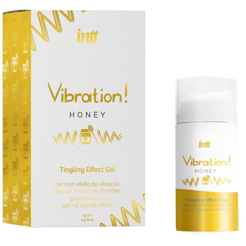 Gel vibrateur liquide au miel puissant stimulant intime 15 ml