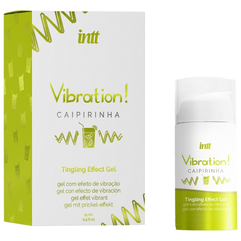 Gel vibrateur liquide caipirinha puissant stimulant intime 15 ml