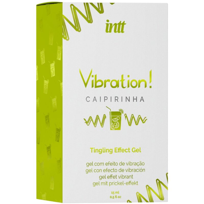 Gel vibrateur liquide caipirinha puissant stimulant intime 15 ml