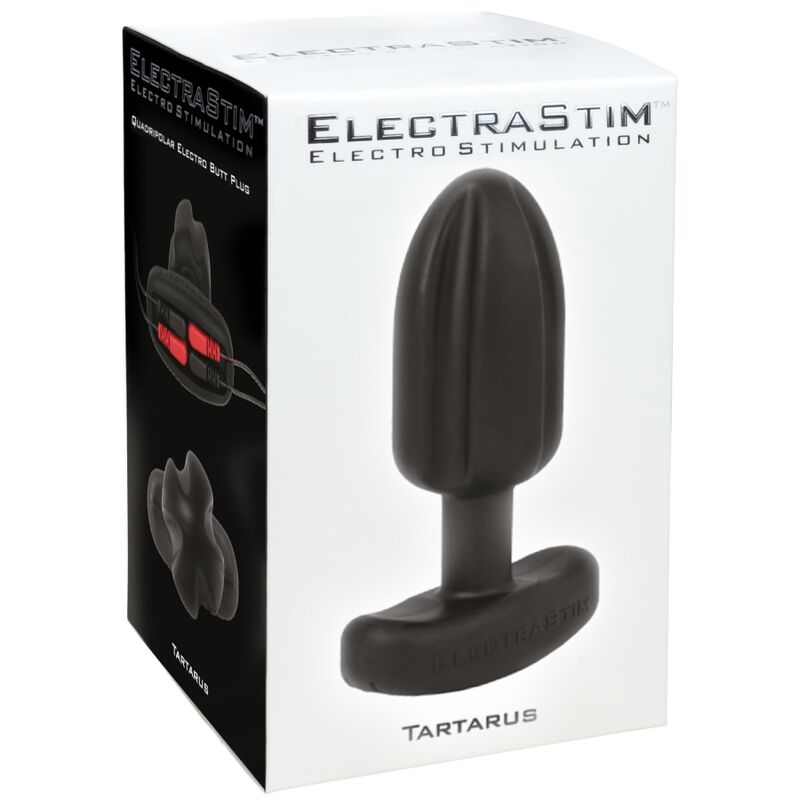 Plug anal tartare quadripolar silicone noir