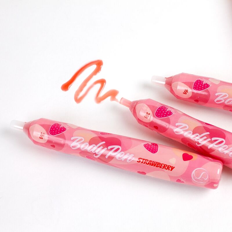 Stylo corps fraise