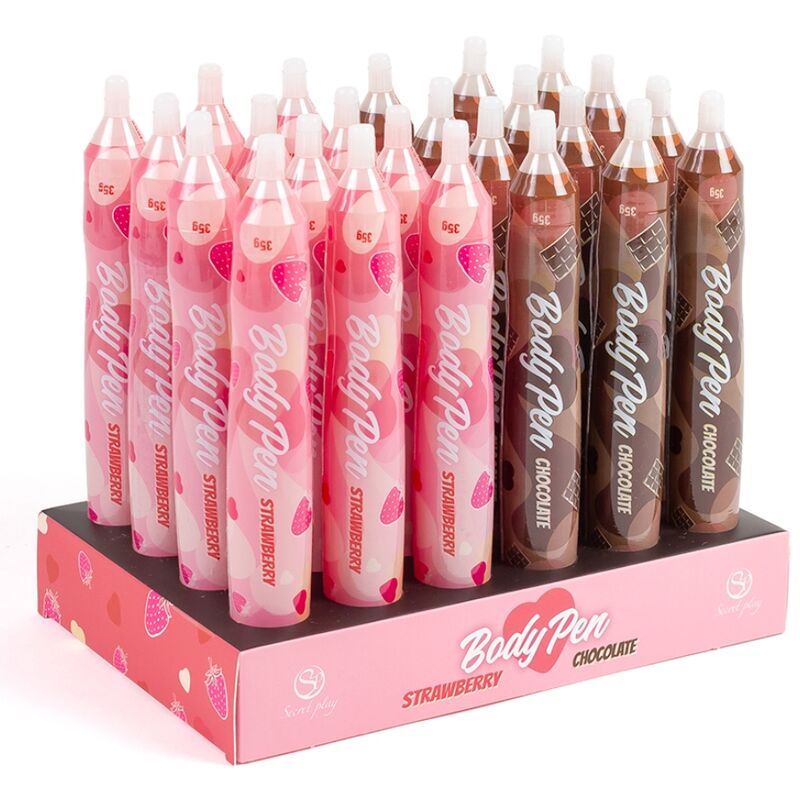 Stylo corps fraise