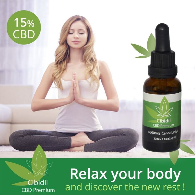 Cibidil huile de cbd relaxante 15 % 30 ml