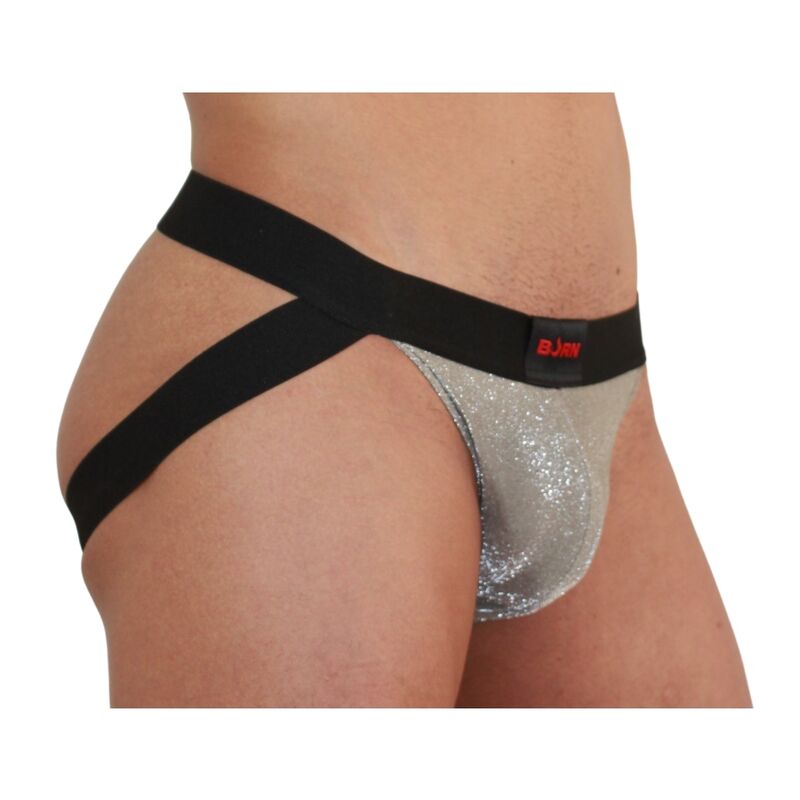 001 jock brillante beige / negro s
