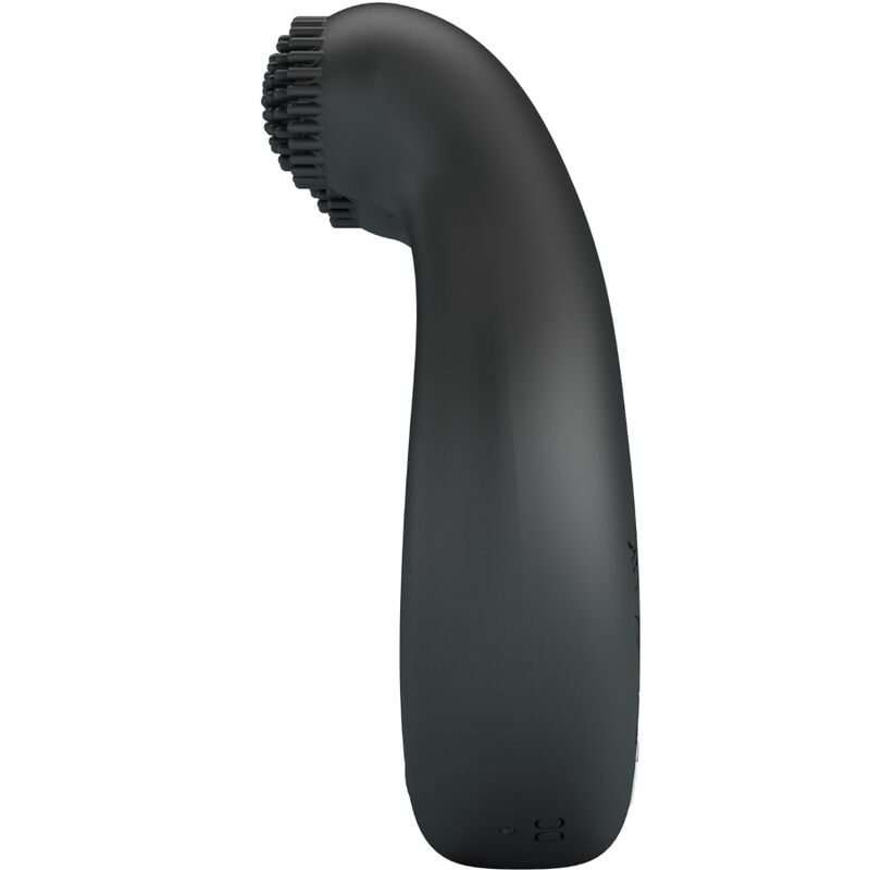 Anneau vibrant dahlia + stimulateur de clitoris 12 vibrations noir