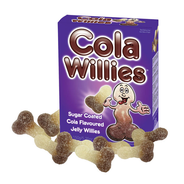 Bonbon croquer en forme de pénis, saveur cola