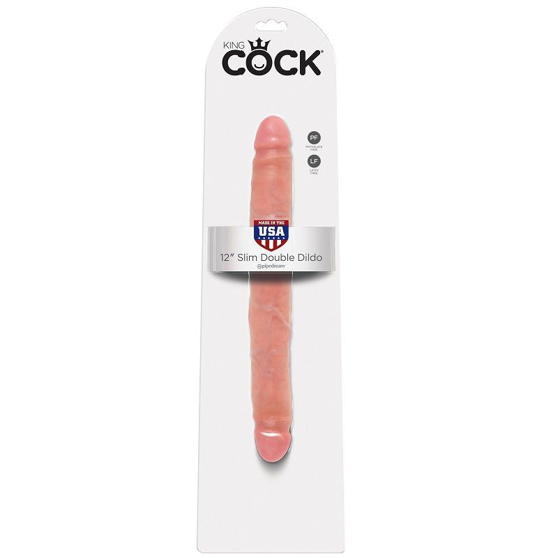 Gode double naturel 30 cm