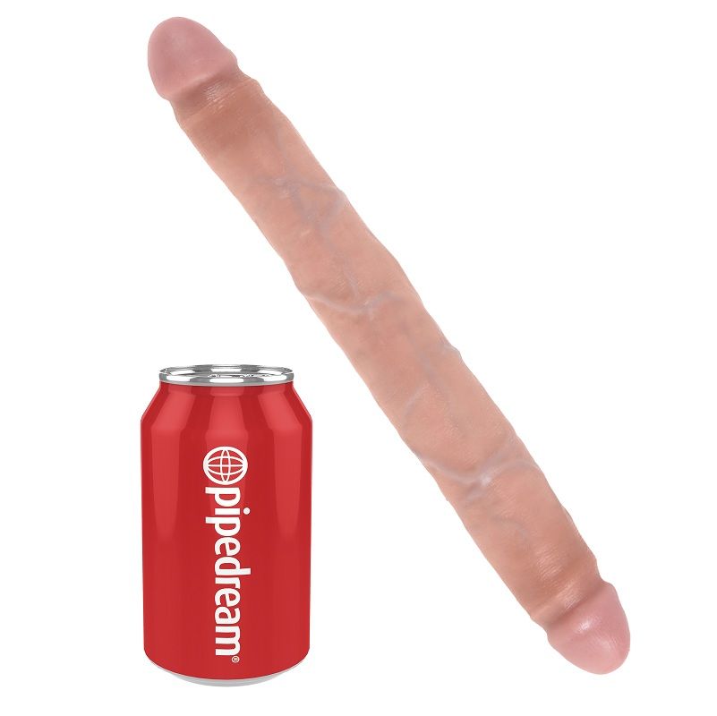 Gode double naturel 30 cm