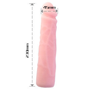 Gode en silicone réaliste skin touch 23 cm