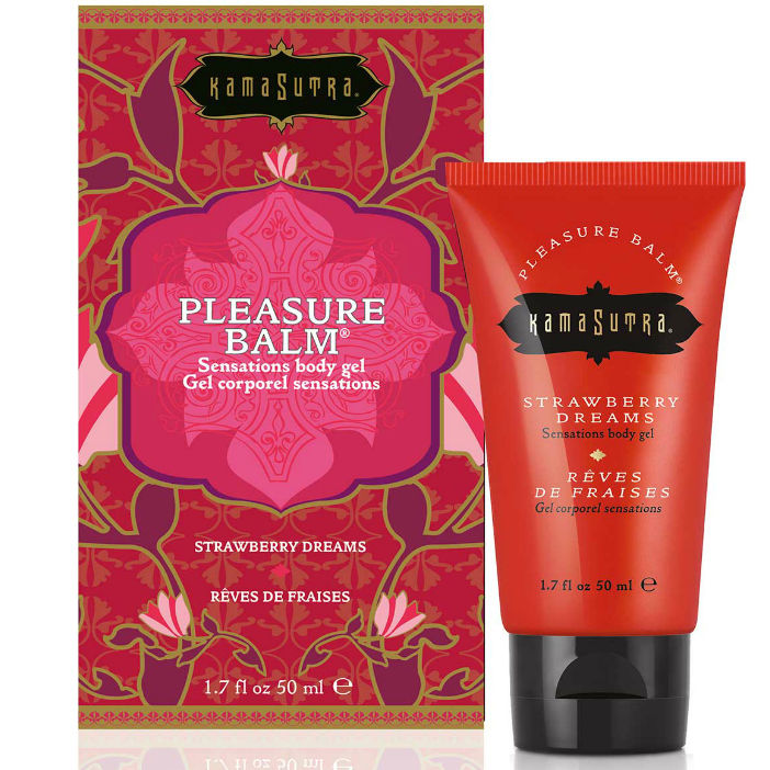 Baume de plaisir stimulant saveur rêves de fraise 50ml