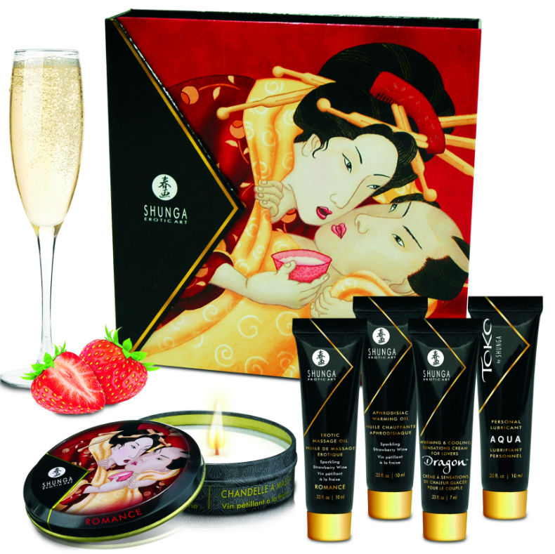 Kit secret geisha fraises et cava