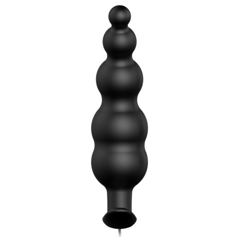Plug anal silicone extra stimulation et 12 modes de vibration noir