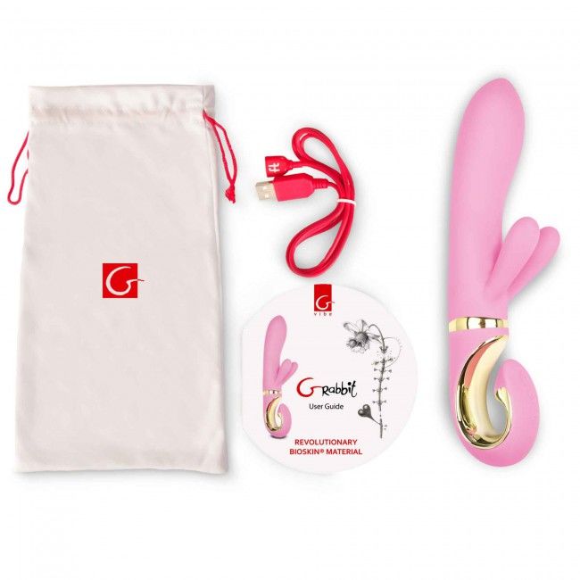 Vibrateur g-rabbit rose rampant bunny