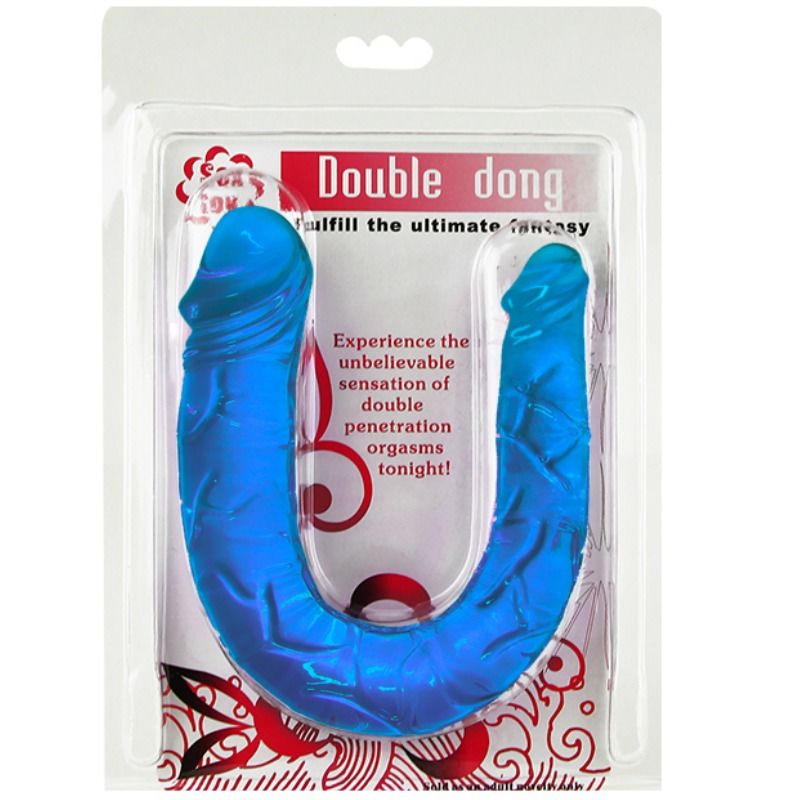 Double dong double gode bleu