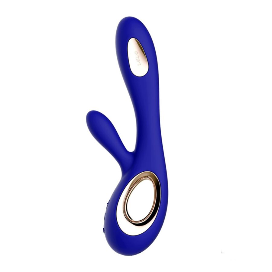 Soraya wave vibrateur rabbit bleu nuit