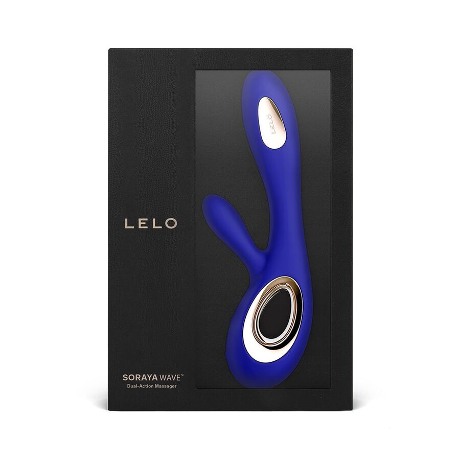 Soraya wave vibrateur rabbit bleu nuit