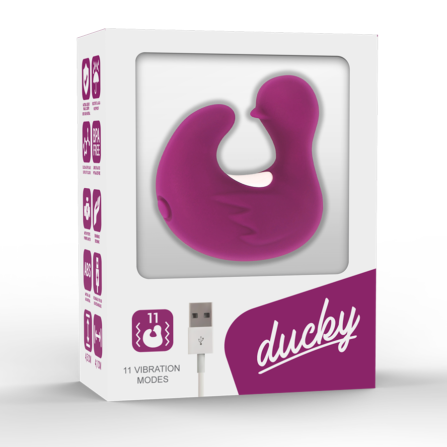 Dé à dés à canard rechargeable en silicone stimulant duckymania