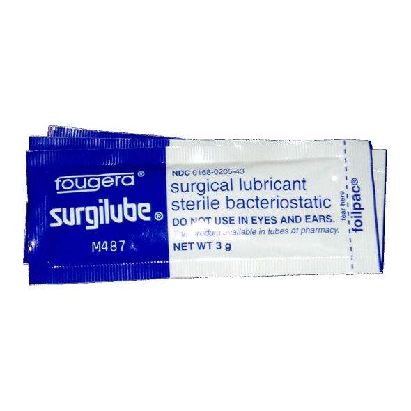 Pack de lubrifiants stériles